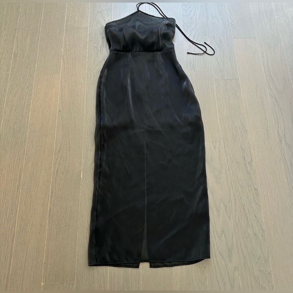 NWT REFORMATION Cana Maxi Dress Black Size 6 NEW - Picture 8 of 11